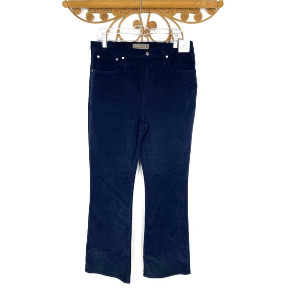 NEW J.Crew Point Sur Skinny flare cord pant Navy 31 - Picture 1 of 7